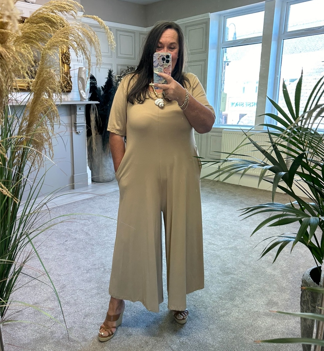 Camel Jumpsuit